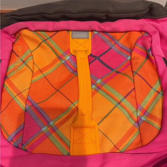 Vibrant Pink and Orange Embark Backpack - Picture 7 of 8